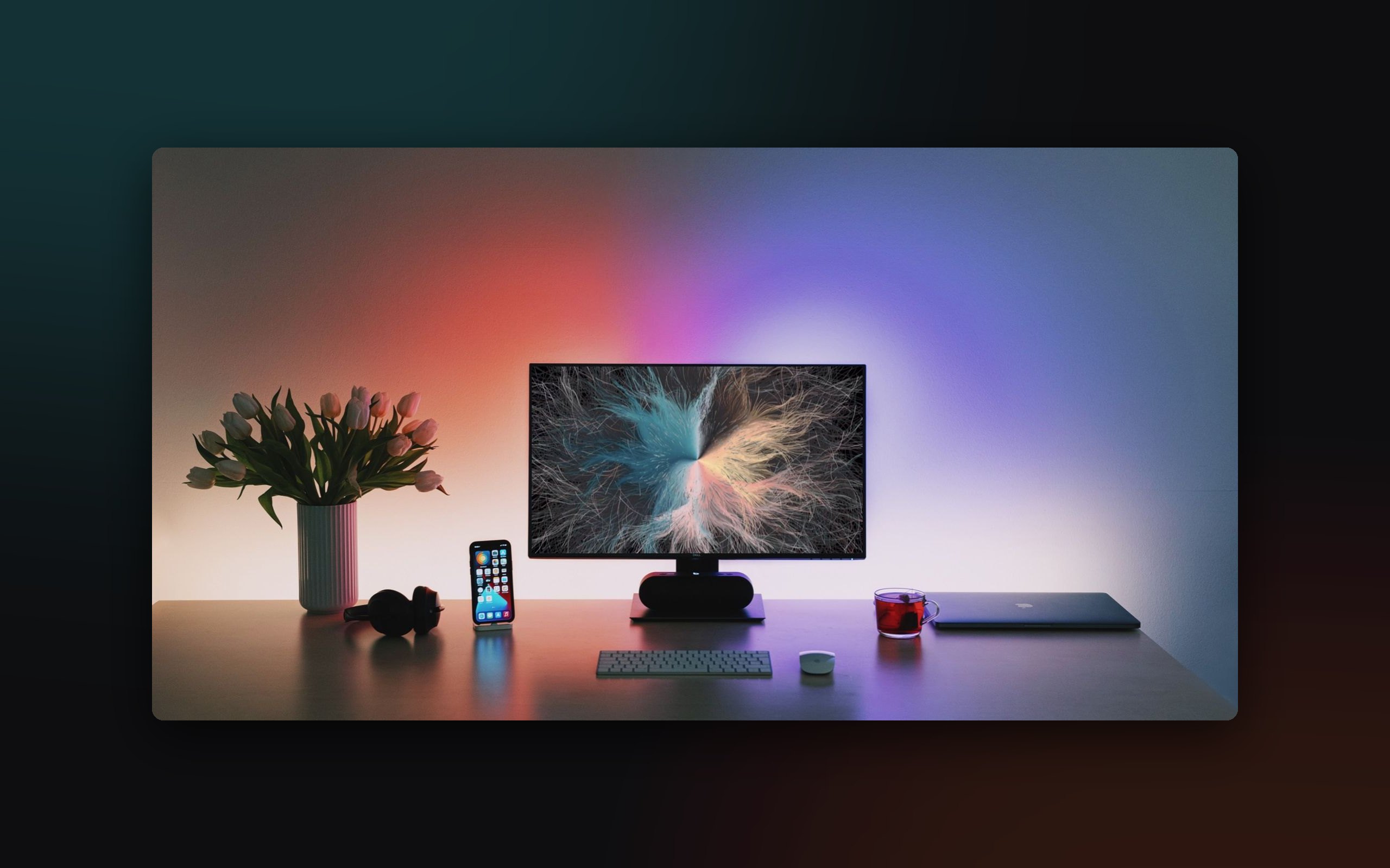 EōN running on a desktop setup